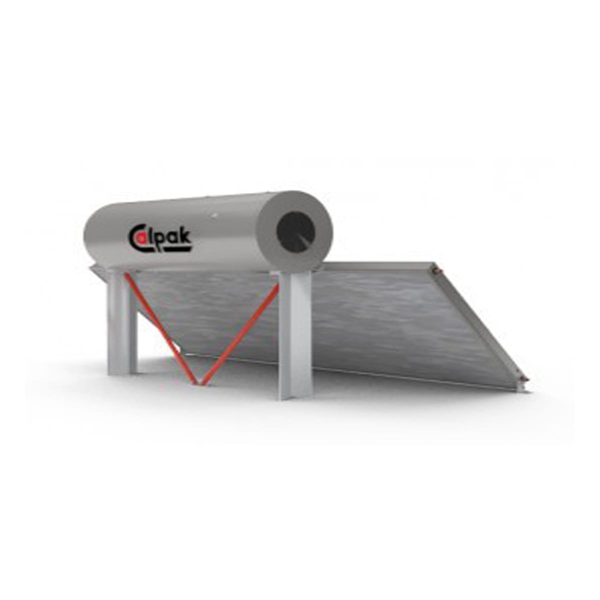 Calpak Mark 4 Ηλιακός Θερμοσίφωνας Διπλής Ενέργειας Επιλεκτικός Οριζόντιος 160 Lt/2,6 m² - Image 2
