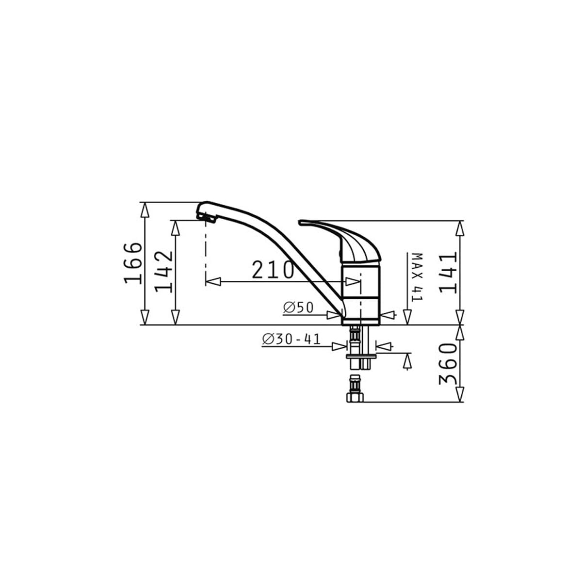 Pyramis Modo Classic Μπαταρία Κουζίνας - 095191001 - Image 4